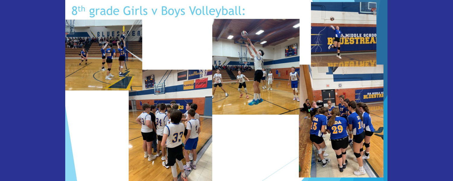 8th Grade Girls vs. Boys Volleyball